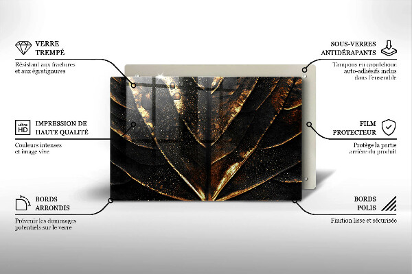 Tocător de bucătărie Frunza de aur