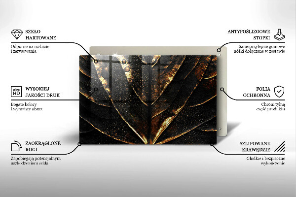 Tocător de bucătărie Frunza de aur