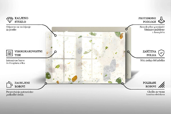 Tocător de bucătărie Frunze cazatoare
