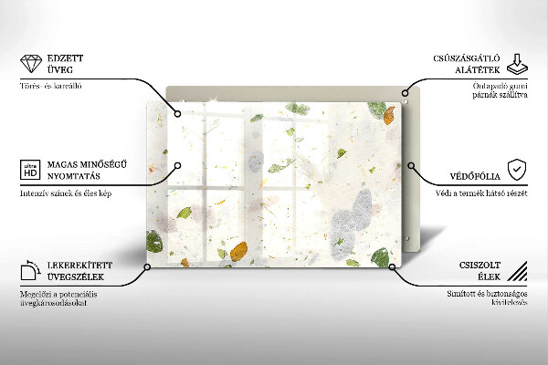 Tocător de bucătărie Frunze cazatoare
