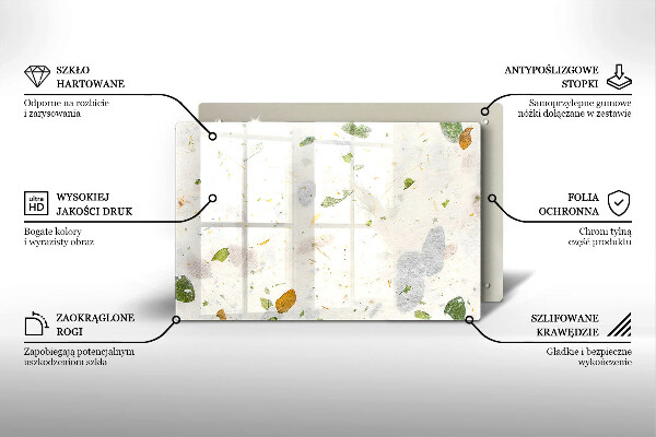 Tocător de bucătărie Frunze cazatoare