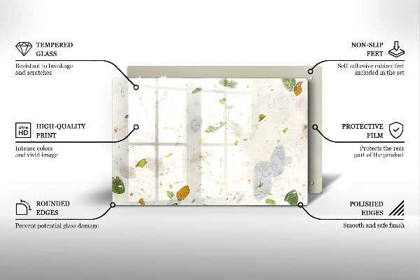 Tocător de bucătărie Frunze cazatoare