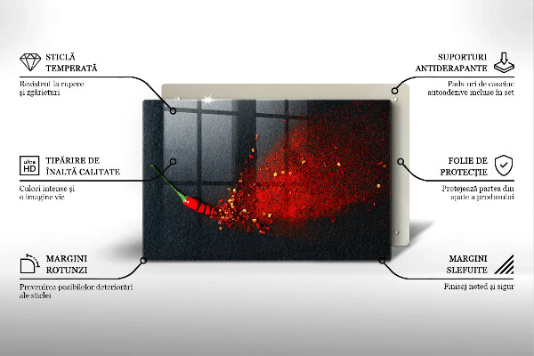Tocător de bucătărie Ardei iute