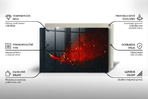 Tocător de bucătărie Ardei iute