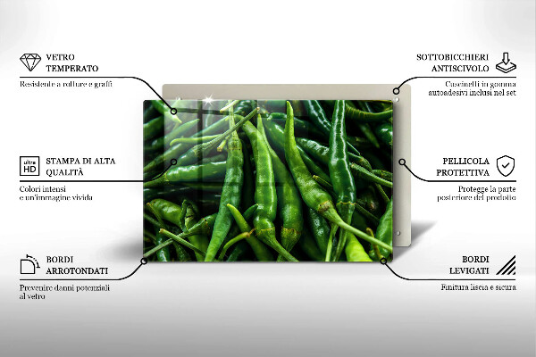 Tocător sticlă Păstăi de mazăre