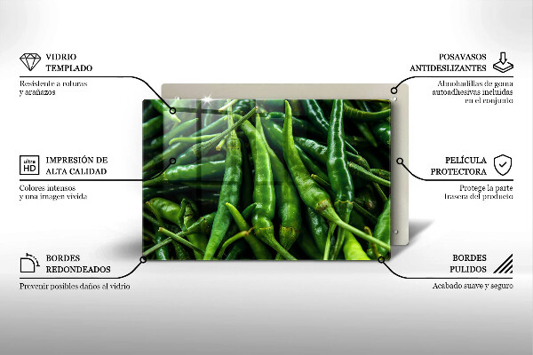 Tocător sticlă Păstăi de mazăre
