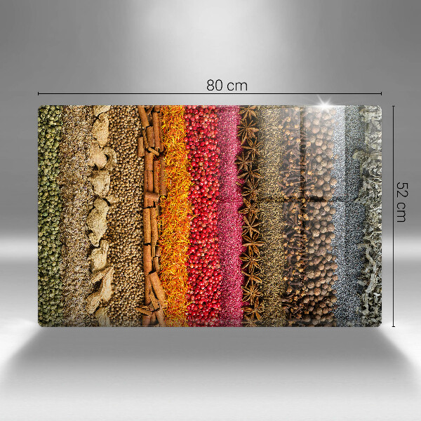 Tocător sticlă Condimente colorate