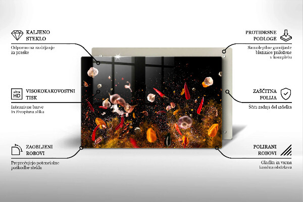 Tocător sticlă Condimente iute