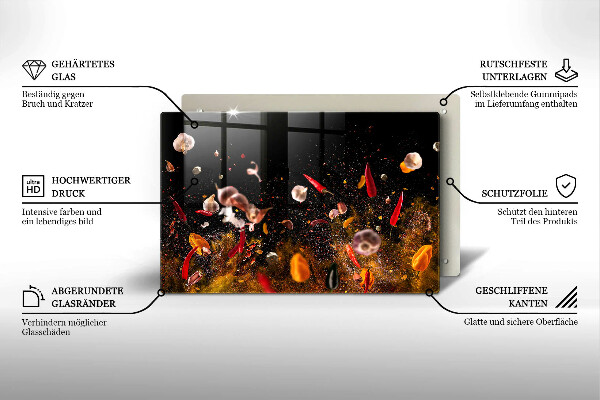 Tocător sticlă Condimente iute
