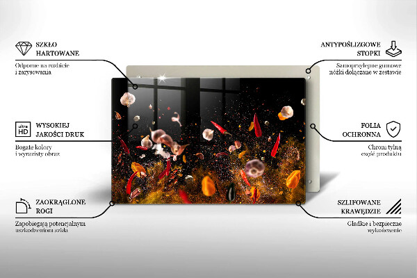 Tocător sticlă Condimente iute