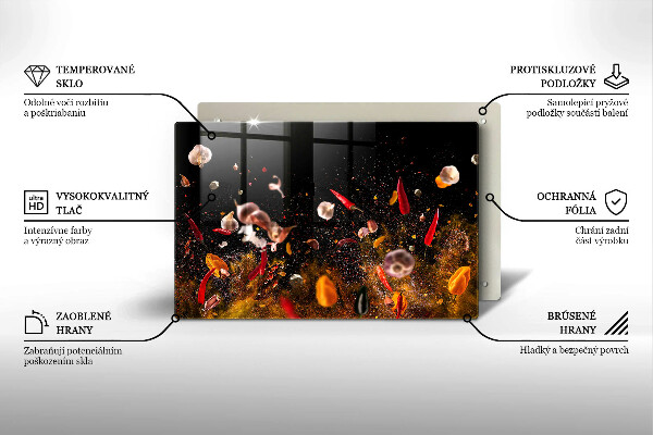 Tocător sticlă Condimente iute