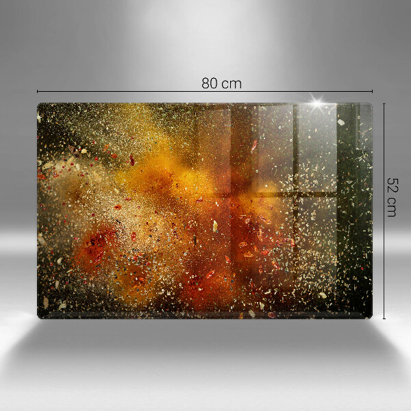 Tocător sticlă Condimente colorate