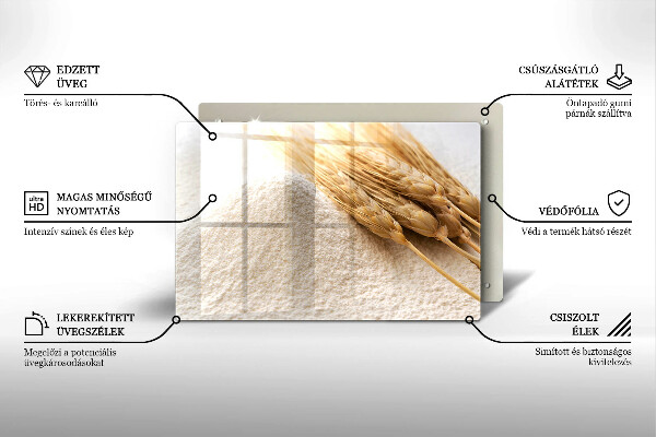 Tocător sticlă Făină și spice