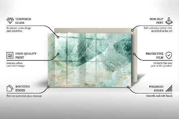 Tocător de bucătărie Structură de piatră