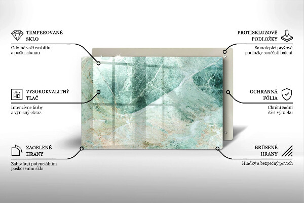 Tocător de bucătărie Structură de piatră