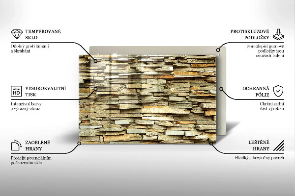 Tocător de bucătărie Pietre decorative