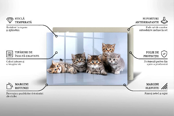 Tocător de bucătărie Pisicuțe dulci