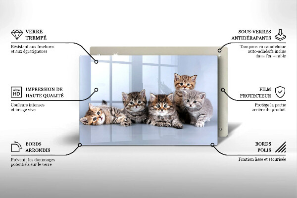 Tocător de bucătărie Pisicuțe dulci