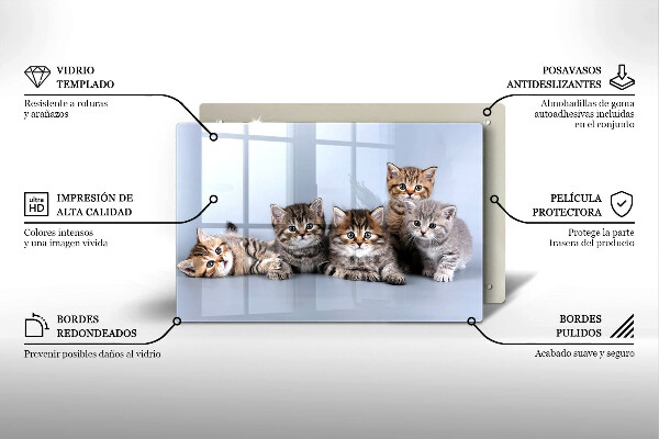 Tocător de bucătărie Pisicuțe dulci