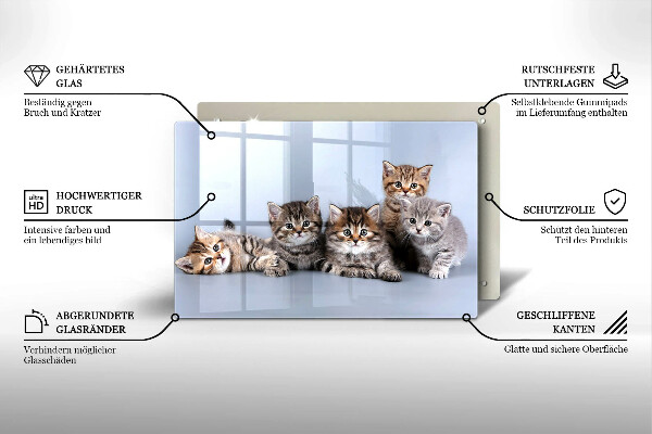 Tocător de bucătărie Pisicuțe dulci