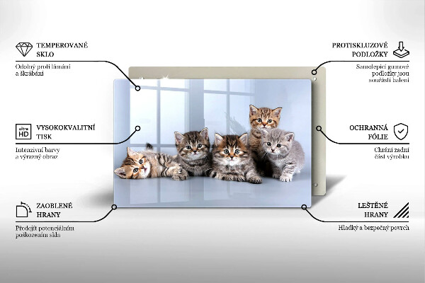 Tocător de bucătărie Pisicuțe dulci