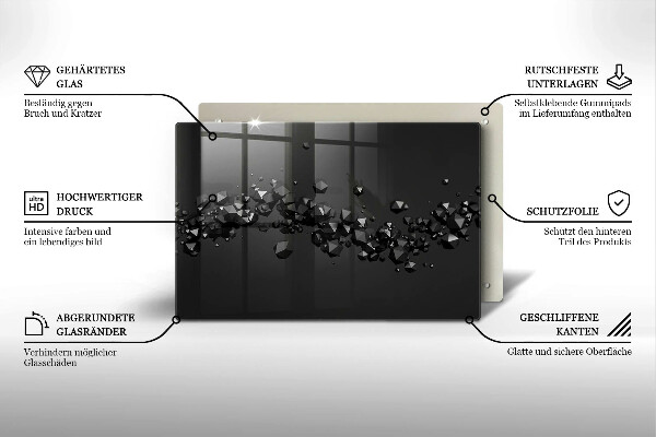 Tocător de bucătărie Abstracția formelor 3D