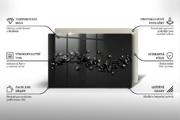 Tocător de bucătărie Abstracția formelor 3D