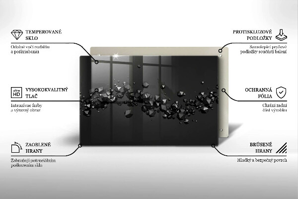 Tocător de bucătărie Abstracția formelor 3D