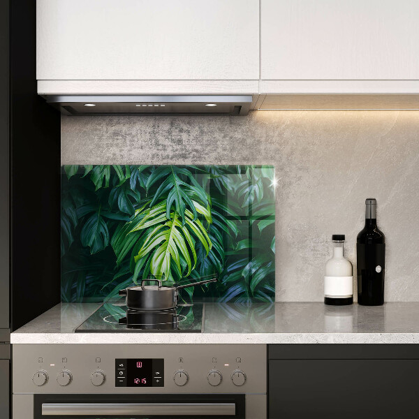 Tocător de bucătărie Frunze de monstera sălbatică