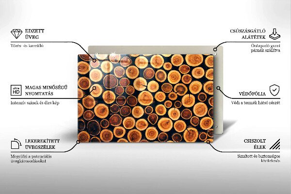 Tocător de bucătărie cioturi de copac din lemn