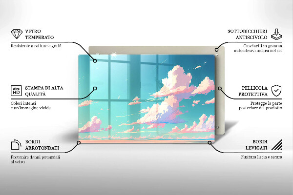 Tocător sticlă Raiul de basm