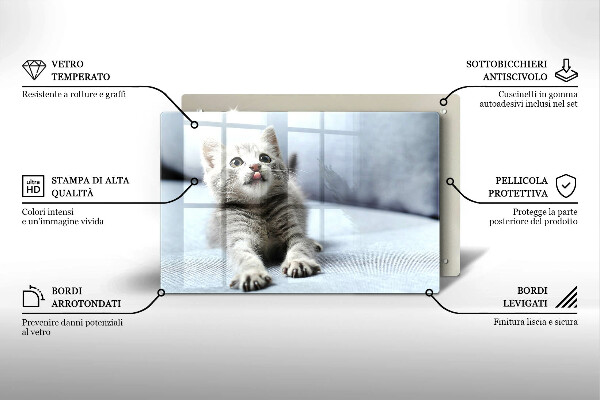 Tocător de bucătărie Pisicuță drăguță