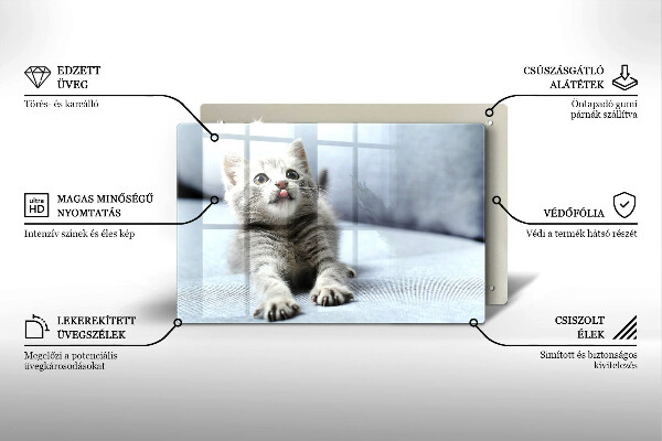 Tocător de bucătărie Pisicuță drăguță