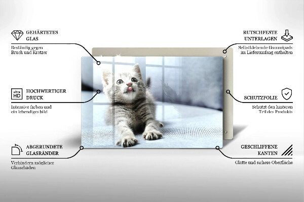 Tocător de bucătărie Pisicuță drăguță