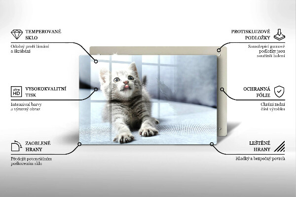 Tocător de bucătărie Pisicuță drăguță