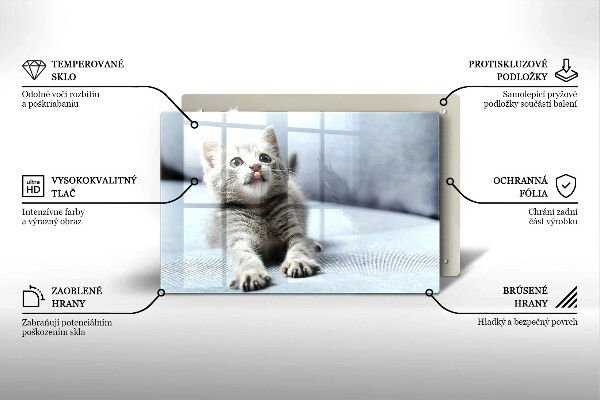 Tocător de bucătărie Pisicuță drăguță