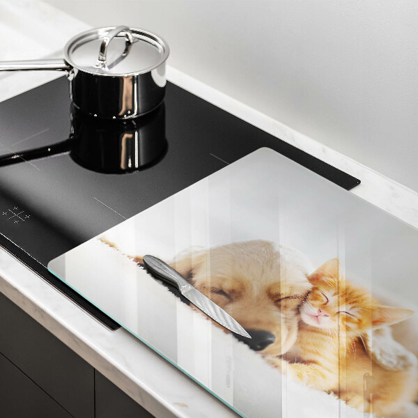 Tocător de bucătărie Animale câine și pisică