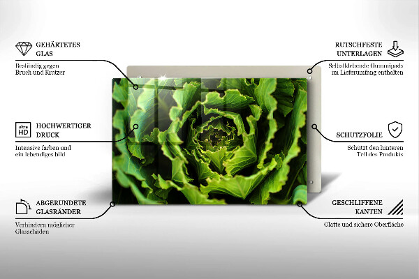 Tocător de bucătărie Mănâncă frunze de salată