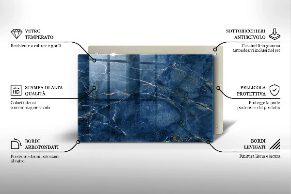 Tocător de bucătărie Textura piatră de marmură