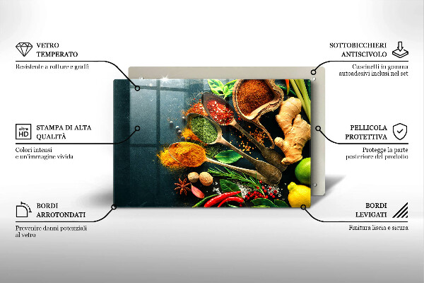 Tocător de bucătărie Linguri de condimente de bucătărie