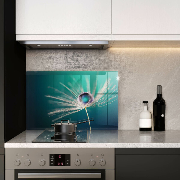 Tocător sticlă Rouă pe o păpădie