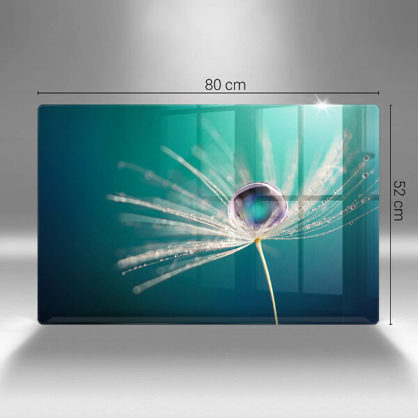 Tocător sticlă Rouă pe o păpădie