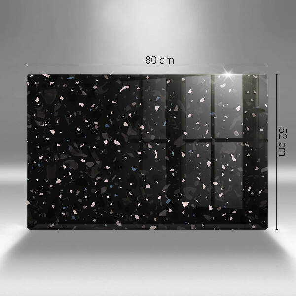 Tocător sticlă Gresie închisă la culoare