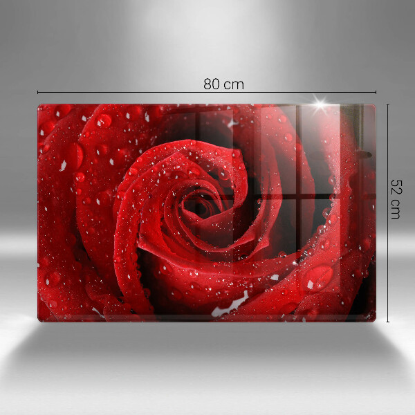 Tocător de bucătărie Petale de flori de trandafir