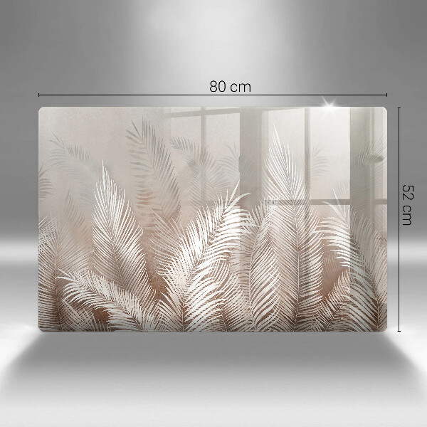 Tocător sticlă Frunze de vegetație boho