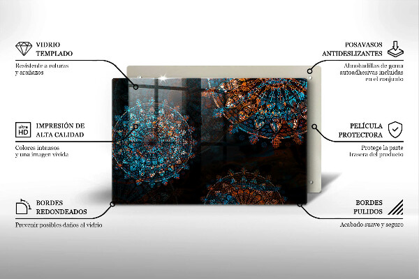 Tocător de bucătărie Roți Boho vintage