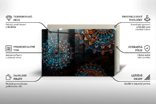 Tocător de bucătărie Roți Boho vintage