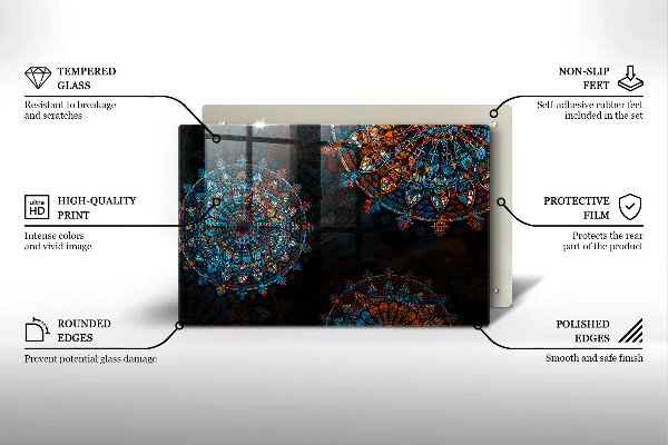 Tocător de bucătărie Roți Boho vintage