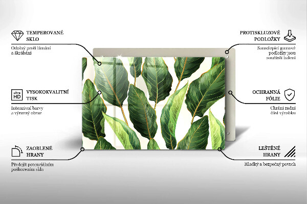 Tocător de bucătărie Frunze de bananier