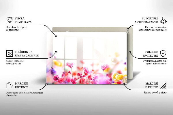 Tocător de bucătărie Lunca de flori